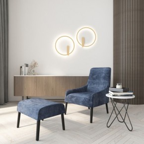 DK5035-SG Бра ROUND со светодиодом, IP20, 24W, 3000/4000/6500K, матовое золото, алюминий в Лесном - lesnoy.ok-mebel.com | фото 7
