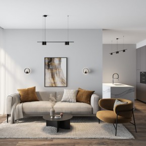 DK5060-BK Бра ORBIT, IP20, 3000К, LED, 10 Вт, черный матовый, алюминий в Лесном - lesnoy.ok-mebel.com | фото 6