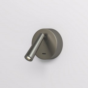 DK5072-DN Бра SHINE WALL со светодиодом, D104*H68, IP20, 3000К, 3W, RA?90, темный никель, алюминий в Лесном - lesnoy.ok-mebel.com | фото