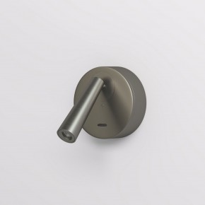 DK5072-DN Бра SHINE WALL со светодиодом, D104*H68, IP20, 3000К, 3W, RA?90, темный никель, алюминий в Лесном - lesnoy.ok-mebel.com | фото 2