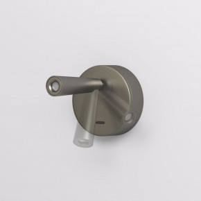 DK5072-DN Бра SHINE WALL со светодиодом, D104*H68, IP20, 3000К, 3W, RA?90, темный никель, алюминий в Лесном - lesnoy.ok-mebel.com | фото 3