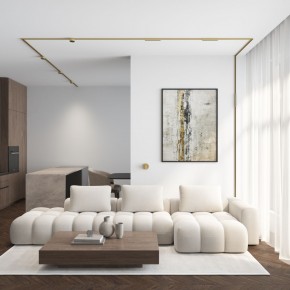 DK5072-SB Бра SHINE WALL со светодиодом, D104*H68, IP20, 3000К, 3W, RA?90, сатинированная латунь, алюминий в Лесном - lesnoy.ok-mebel.com | фото 6
