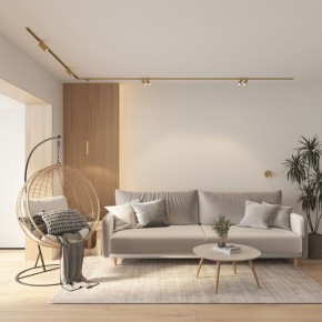DK5072-SB Бра SHINE WALL со светодиодом, D104*H68, IP20, 3000К, 3W, RA?90, сатинированная латунь, алюминий в Лесном - lesnoy.ok-mebel.com | фото 8