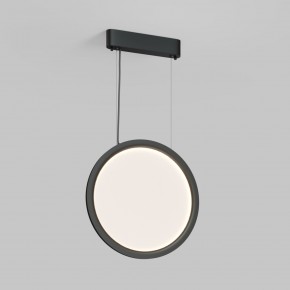 DK6604-BK Подвесной вертикальный светильник Veil со светодиодом H1500 d450 220V 36W 3000-6000K IP20 черный алюминий в Лесном - lesnoy.ok-mebel.com | фото