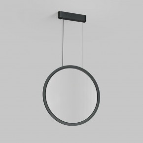DK6606-BK Подвесной вертикальный светильник Veil со светодиодом H1700 d600 220V 48W 3000-6000K IP20 черный алюминий в Лесном - lesnoy.ok-mebel.com | фото 2