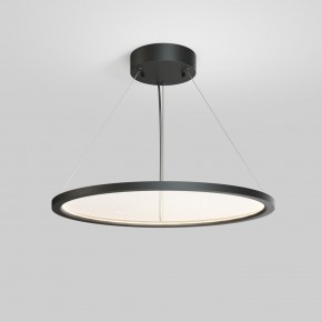 DK6616-BK Подвесной горизонтальный светильник Veil со светодиодом H900 d600 220V 48W 3000-6000K IP20 черный алюминий в Лесном - lesnoy.ok-mebel.com | фото