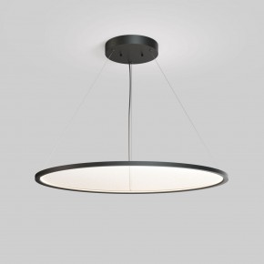 DK6620-BK Подвесной горизонтальный светильник Veil со светодиодом H900 d1000 220V 82W 3000-6000K IP20 черный алюминий в Лесном - lesnoy.ok-mebel.com | фото