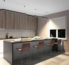 DK9124-BK Линейный светильник 30W 1250mm 4000K, черный в Лесном - lesnoy.ok-mebel.com | фото 4