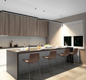 DK9154-BK Линейный светильник 42W 1500mm 4000K, черный в Лесном - lesnoy.ok-mebel.com | фото 5