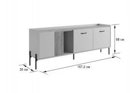 ДОМИНИКА Гостиная (модульная) кашемир/дуб крафт золотой в Лесном - lesnoy.ok-mebel.com | фото 2