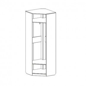 ЭЛАНА Прихожая (модульная) Дуб сонома в Лесном - lesnoy.ok-mebel.com | фото 5