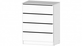ЭЛЕГАНТ Комод 4 ящика (белый) в Лесном - lesnoy.ok-mebel.com | фото