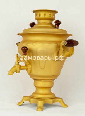 Электрический самовар "Русское золото" матовая груша на 2 литра (Ограниченная серия) в Лесном - lesnoy.ok-mebel.com | фото