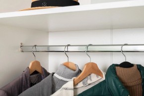 ЭЙР прихожая (модульная) Белый Шагрень в Лесном - lesnoy.ok-mebel.com | фото 19