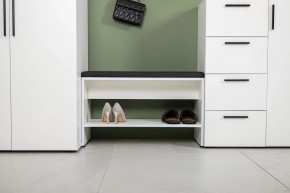 ЭЙР прихожая (модульная) Белый Шагрень в Лесном - lesnoy.ok-mebel.com | фото 23
