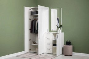 ЭЙР прихожая (модульная) Белый Шагрень в Лесном - lesnoy.ok-mebel.com | фото 24