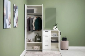 ЭЙР прихожая (модульная) Белый Шагрень в Лесном - lesnoy.ok-mebel.com | фото 25