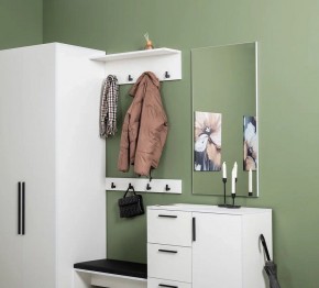 ЭЙР прихожая (модульная) Белый Шагрень в Лесном - lesnoy.ok-mebel.com | фото 33