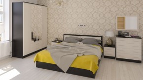 Фиеста Кровать 1800, цвет венге/дуб лоредо, ШхГхВ 183,5х203,5х80 см., сп.м. 1800х2000 мм., без матраса, основание есть в Лесном - lesnoy.ok-mebel.com | фото 5