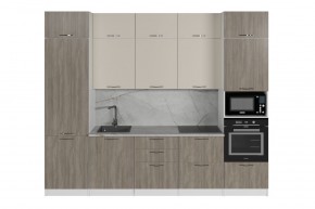 ФЬЮДЖИ Кухонный гарнитур Экстра (3000 мм) в Лесном - lesnoy.ok-mebel.com | фото 3
