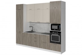 ФЬЮДЖИ Кухонный гарнитур Экстра (3000 мм) в Лесном - lesnoy.ok-mebel.com | фото 4