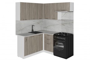 ФЬЮДЖИ Кухонный гарнитур Мега Прайм (1600*1700 мм) в Лесном - lesnoy.ok-mebel.com | фото 3