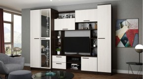 АВРОРА Гостиная (Венге/Анкор светлый) в Лесном - lesnoy.ok-mebel.com | фото