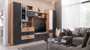 Гостиная Белла (Сандал, Графит/Дуб крафт) в Лесном - lesnoy.ok-mebel.com | фото 5