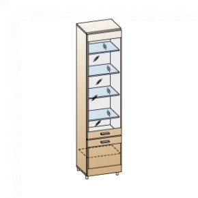 Гостиная Камелия Композиция 11 (Гикори Джексон темный) в Лесном - lesnoy.ok-mebel.com | фото 2