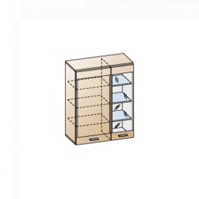 Гостиная Камелия Композиция 4 (Гикори Джексон светлый) в Лесном - lesnoy.ok-mebel.com | фото 2