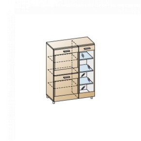 Гостиная Камелия Композиция 6 (Ясень Асахи) в Лесном - lesnoy.ok-mebel.com | фото 7