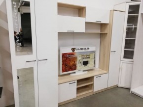 Гостиная МГС 3 Исполнение 1 (Дуб сонома/Белый) в Лесном - lesnoy.ok-mebel.com | фото 6