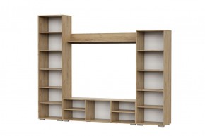 Гостиная МГС 6 Исполнение 1 (Дуб золотой/Белый глянец) в Лесном - lesnoy.ok-mebel.com | фото 2