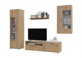 Гостиная Омега (Крафт золотой-Бетон) в Лесном - lesnoy.ok-mebel.com | фото 2
