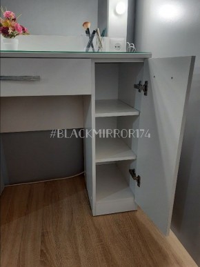Гримёрный стол ГС1РД80 в Лесном - lesnoy.ok-mebel.com | фото 2