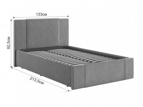 ХЛОЯ Кровать 1200 с основанием в Лесном - lesnoy.ok-mebel.com | фото 3