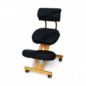 Коленный стул со спинкой Smartstool KW02В + Чехлы в Лесном - lesnoy.ok-mebel.com | фото