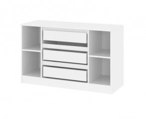 Комод 1200 Парус (Белый/Графит) в Лесном - lesnoy.ok-mebel.com | фото 2