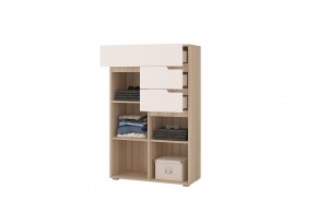 Комод АНТАЛИЯ (Сонома/Графит софт) в Лесном - lesnoy.ok-mebel.com | фото 2