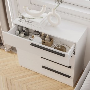 Комод Айрон КМ-02 (белый) в Лесном - lesnoy.ok-mebel.com | фото 3