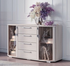 Комод Флорида (ясень белый) в Лесном - lesnoy.ok-mebel.com | фото 3