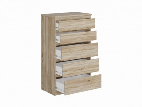 Комод КАСТОР с пятью ящиками, цвет Дуб Сонома в Лесном - lesnoy.ok-mebel.com | фото 2