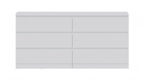 Комод Варма 6Д большой с шестью выдвижными ящиками, цвет белый в Лесном - lesnoy.ok-mebel.com | фото 2