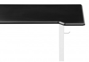 Компьютерный стол Маркос с механизмом подъема 140х80х75 черная шагрень / белый в Лесном - lesnoy.ok-mebel.com | фото 8