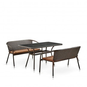 Комплект мебели из иск. ротанга T286A/S139A-W53 Brown в Лесном - lesnoy.ok-mebel.com | фото 2