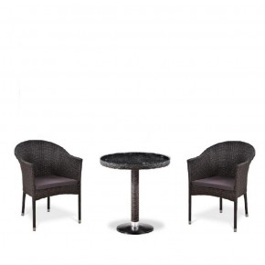Комплект плетеной мебели T601/Y350A-W53 Brown (2+1) в Лесном - lesnoy.ok-mebel.com | фото