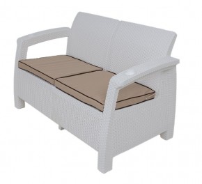 Комплект уличной мебели Yalta Premium Terrace Set (Ялта) белый (+подушки под спину) в Лесном - lesnoy.ok-mebel.com | фото 2