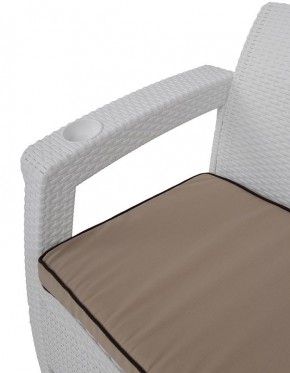Комплект уличной мебели Yalta Premium Terrace Set (Ялта) белый (+подушки под спину) в Лесном - lesnoy.ok-mebel.com | фото 5