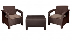 Комплект уличной мебели Yalta Premium Terrace Set (Ялта) шоколадый (+подушки под спину) в Лесном - lesnoy.ok-mebel.com | фото 8