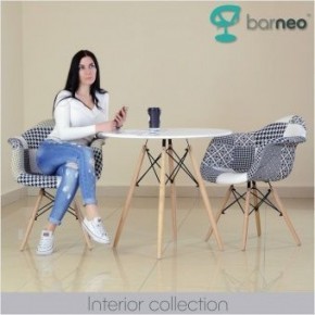 Кресло Barneo N-14 Patchwork черно-белый в Лесном - lesnoy.ok-mebel.com | фото 3